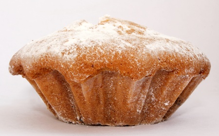 Sweet pastries for breakfast on a white backgroundの写真素材