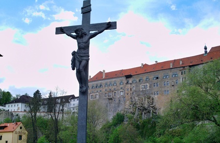Cesky Krumlov statueの素材