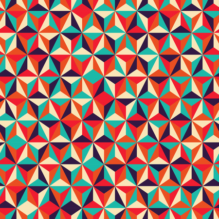 Vector illustration of abstract triangular geometric seamless patternのイラスト素材