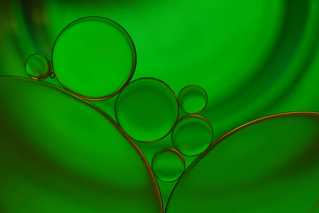 Colorful water with oilの写真素材