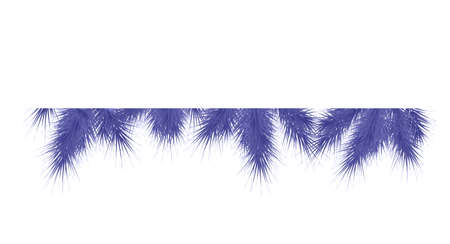 ffir branch frame template on transparent backgroundのイラスト素材