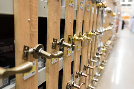 A close-up of various metal locks attached to a wooden fence, symbolizing security and safety.