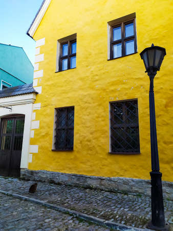 The house of the Russ magistrate, known as the house with a dragon. Piatnytska street and former Rus...