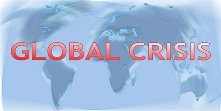 Global financial and economic crisisの写真素材