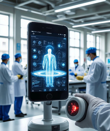 Medical Device Displaying Augmented Reality Patient Visualizationの写真素材