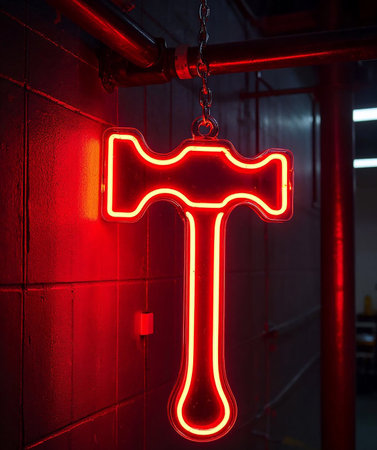 Futuristic Art Industrial Aestheticの写真素材