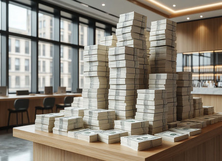 Great for Articles and Presentations on Wealth and Learning.の写真素材