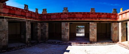 Quetzalapalotl palace, Teotihuacan, Mexicoのeditorial素材