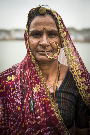 Indian Woman portraitのeditorial素材