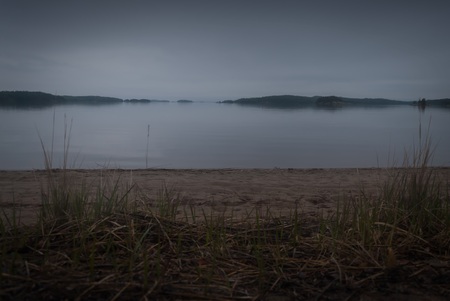 beach on the frostの写真素材