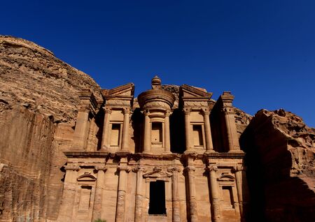 monastery of petraの写真素材