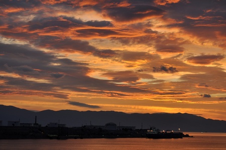 Adriatica sunsetの写真素材