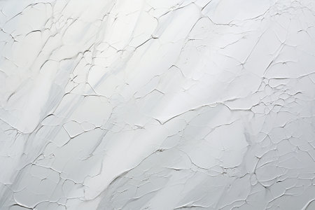 Texture of white painted wall with cracks and scratches. Abstract background for design. Generative aiの素材
