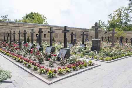 Kyiv-Pechersk Lavra Cemetery and Monument to Motherlandの写真素材