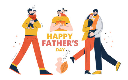 Happy Valentines day greeting card. Set of inlove characters. Collection of couples embracing isolated on white background. Bundle of happy men and women. Modern flat vector illustrationのイラスト素材