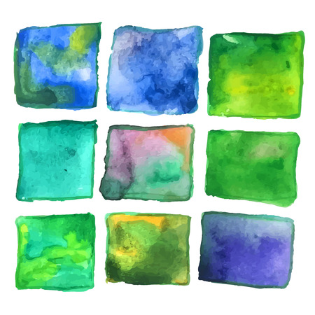 Big watercolor elements setのイラスト素材