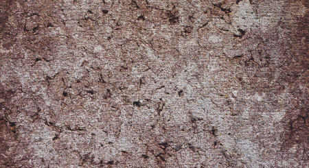 Brown and grey background with concrete texture horizontal top view isolated, vintage dark bronze...