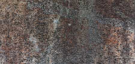 Brown and grey background with concrete texture horizontal top view isolated, vintage dark wood backdrop, old rustic stone board, space blank back on the table, mockup brick nuture wallの写真素材