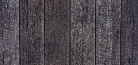 Brown background with wooden texture horizontal top view isolated, vintage dark wood backdrop, old rustic board, space blank back on the table, mockup nuture wallの写真素材