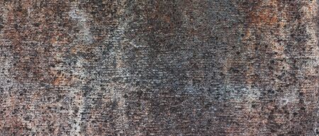 Brown and grey background with concrete texture horizontal top view isolated, vintage dark wood backdrop, old rustic stone board, space blank back on the table, mockup brick nuture wallの写真素材