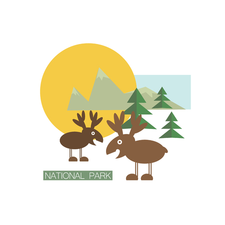 Moose Icon Vector.の写真素材