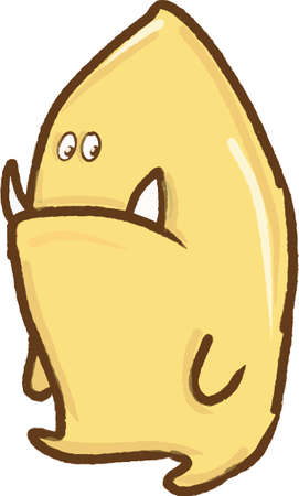 vector illustration of funny monsterのイラスト素材