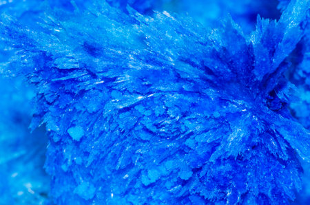 blue crystalsの写真素材