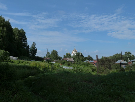 church in the city of Galichの写真素材