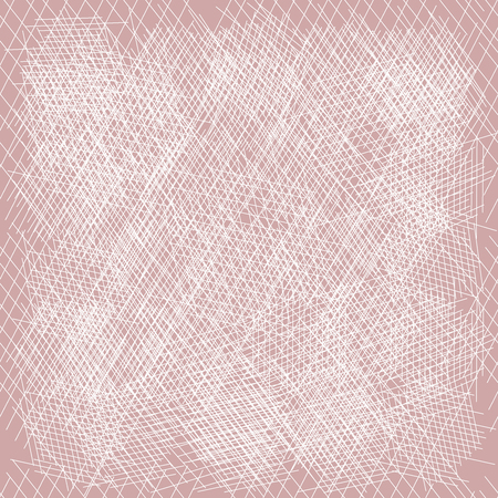 Cute vintage white lines on pink background. Pattern. Beautiful background cards for greeting, invitationのイラスト素材