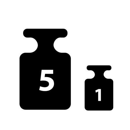 flat icon scale, weighing, weight, balanceのイラスト素材