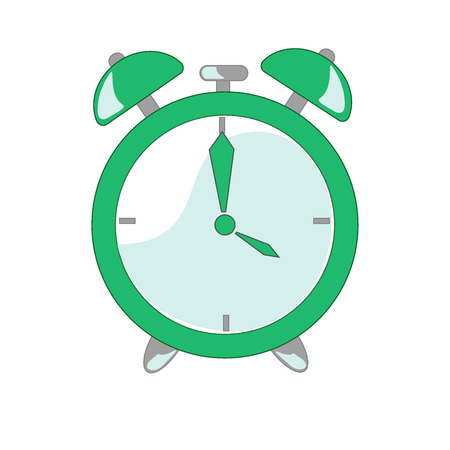 Flat vector-alarm clock-countdown symbol-time illustrationのイラスト素材