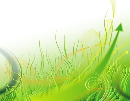 Concept of sustainable development or eco friendly businessの写真素材