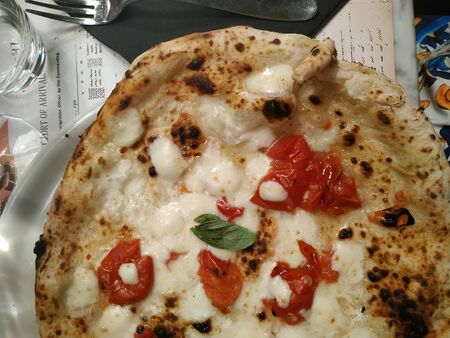 Pizza margheritaの写真素材