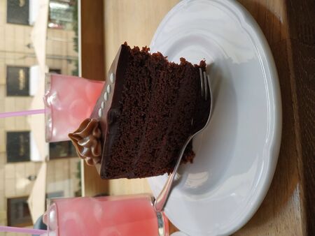chocolate cakeの写真素材