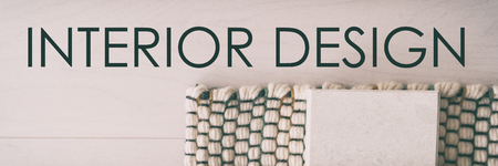 Interior design background color scheme for home renovation - banner panorama.