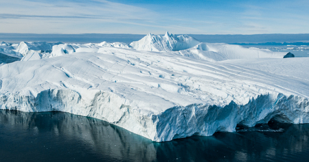 Global Warming and Climate Change - Giant Iceberg from melting glacier in Ilulissat, Greenland....