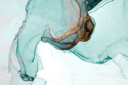 Ink, paint, abstract. Closeup of the painting. Colorful abstract painting background....