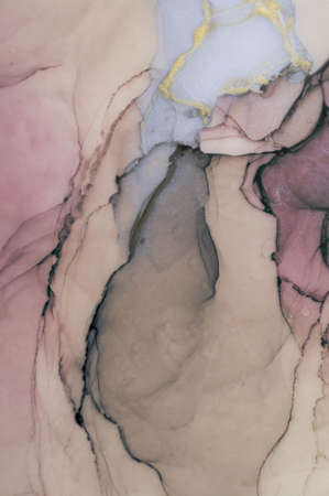The picture is painted in alcohol ink. Abstraction will perfectly fit into a modern interior....