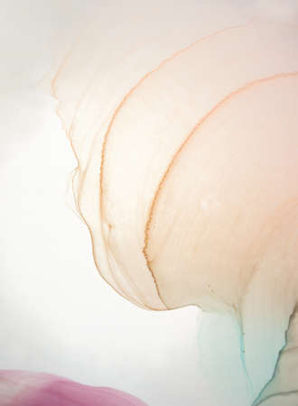 Part of original alcohol ink painting. Modern art. Abstract colorful background, wallpaper. Marble...