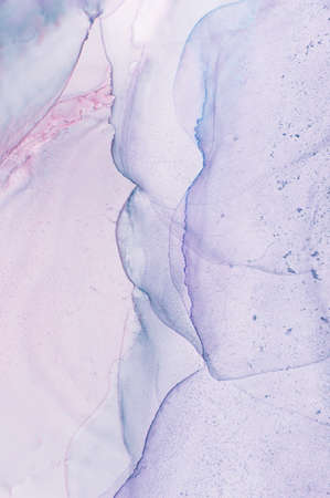 Alcohol ink. Style incorporates the swirls of marble or the ripples of agate. Abstract painting, can be used as a trendy background for wallpapers, posters, cards, invitations, websites.の写真素材