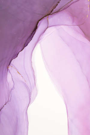 Alcohol ink. Style incorporates the swirls of marble or the ripples of agate. Abstract painting, can be used as a trendy background for wallpapers, posters, cards, invitations, websites.の写真素材