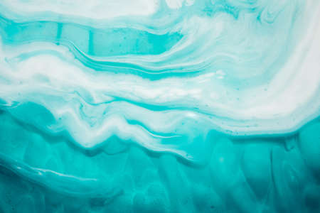 Part of original epoxy resin art. Closeup of the painting. Colorful abstract painting background. High quality details. Modern abstract painting, modern contemporary art.の写真素材