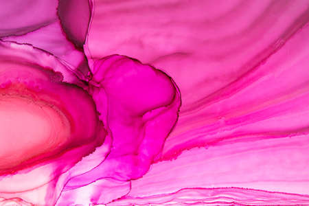 Beautiful abstract pattern. kaleidoscope geometric style. ornament. texture background made from fractal flower for use at graphic. Part of original alcohol ink painting. Modern art.の写真素材