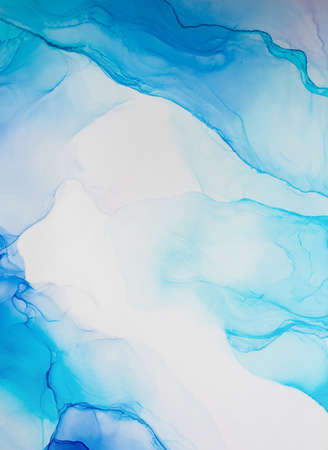 Alcohol ink colors translucent. Abstract contemporary art fluid. Marble card presentation, flyer,...