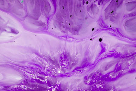 Painting brush texture decoration with art acrylic poster design. Abstract background with...