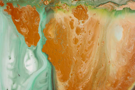 Painting brush texture decoration with art acrylic poster design. Abstract background with...