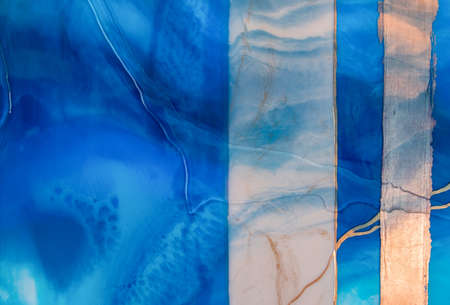 Part of original resin art, epoxy resin painting. Fluid art for modern banners, ethereal graphic...