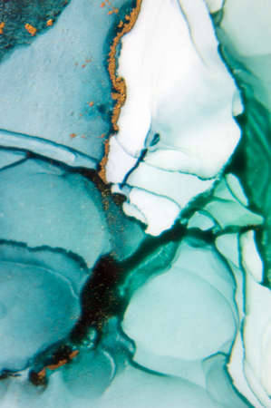 Ink, paint, abstract. Closeup of the painting. Colorful abstract painting background....