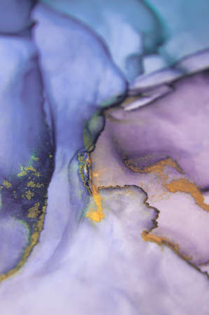 Ink, paint, abstract. Closeup of the painting. Colorful abstract painting background....