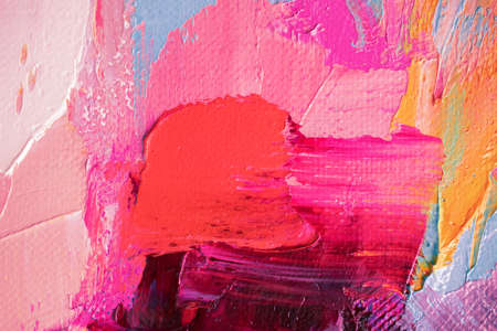 Contemporary art. Abstract art background. Multicolored bright texture. Fragment of artwork. Inspired by the sky, as well as steam and smoke.の写真素材